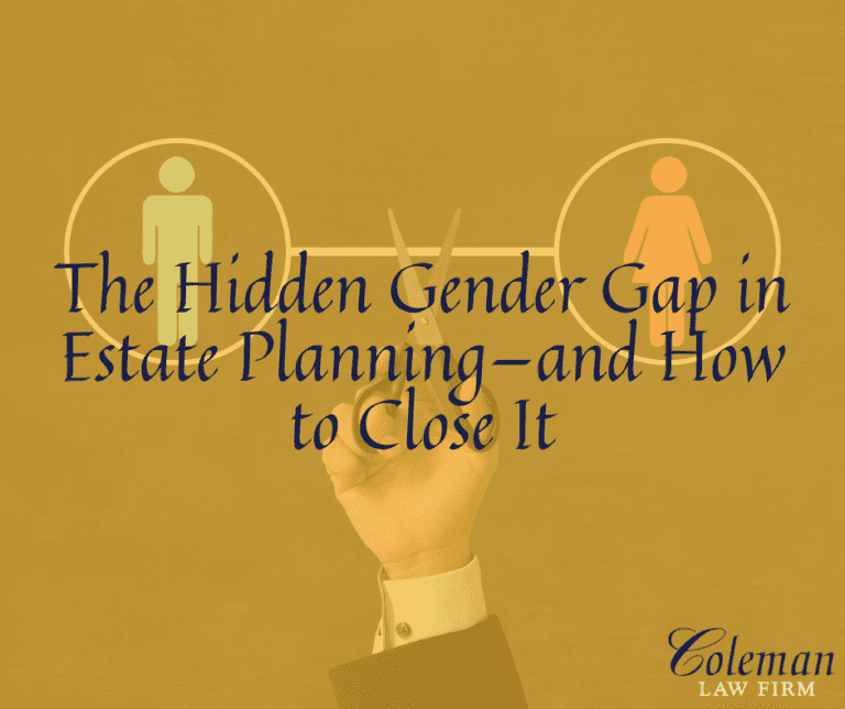 The Hidden Gender Gap in Estate Planning—and How to Close It - Coleman ...